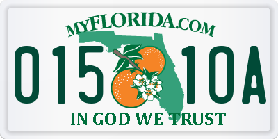 FL license plate 0151OA