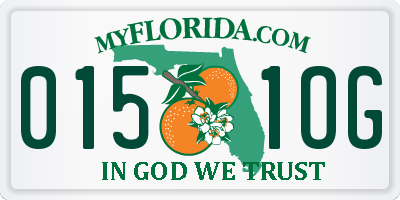 FL license plate 0151OG