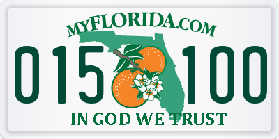 FL license plate 0151OO
