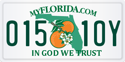 FL license plate 0151OY