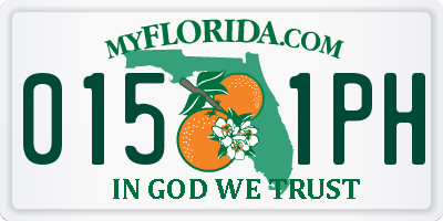 FL license plate 0151PH