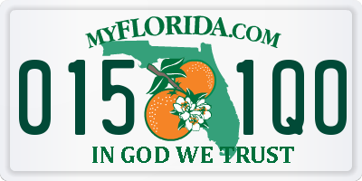 FL license plate 0151QO