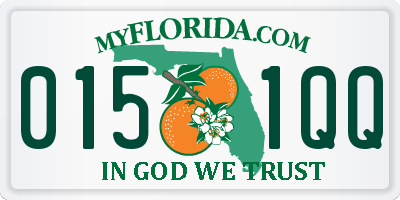 FL license plate 0151QQ