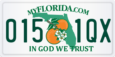 FL license plate 0151QX
