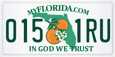 FL license plate 0151RU