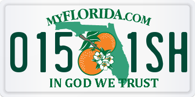 FL license plate 0151SH