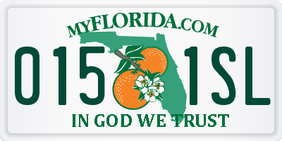FL license plate 0151SL