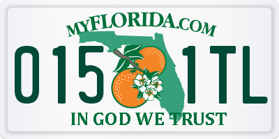 FL license plate 0151TL