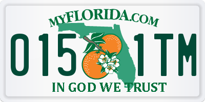 FL license plate 0151TM