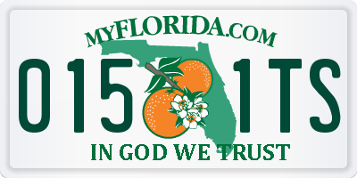 FL license plate 0151TS