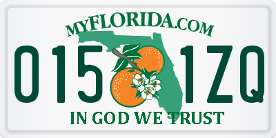 FL license plate 0151ZQ