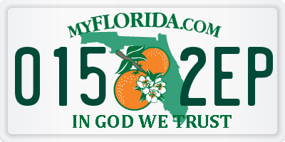 FL license plate 0152EP