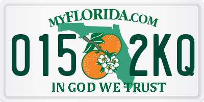 FL license plate 0152KQ