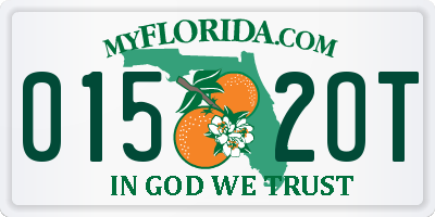 FL license plate 0152OT