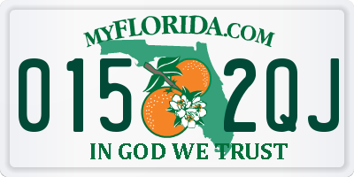 FL license plate 0152QJ