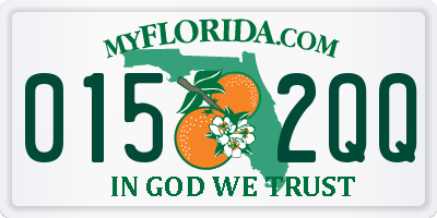FL license plate 0152QQ