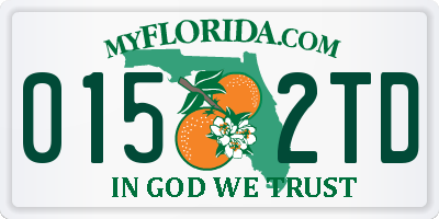 FL license plate 0152TD