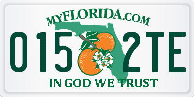 FL license plate 0152TE
