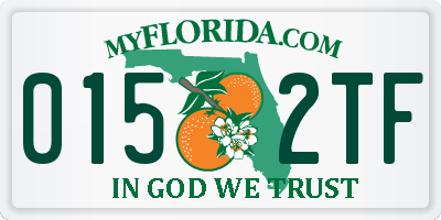 FL license plate 0152TF