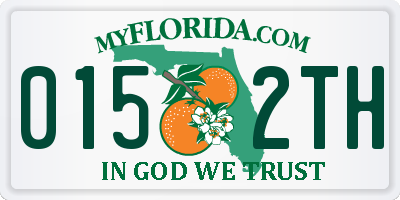 FL license plate 0152TH