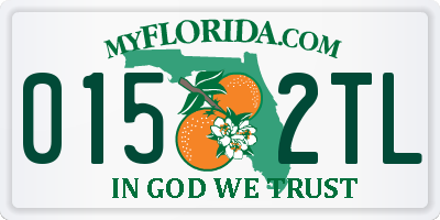 FL license plate 0152TL