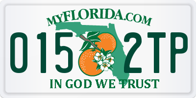FL license plate 0152TP