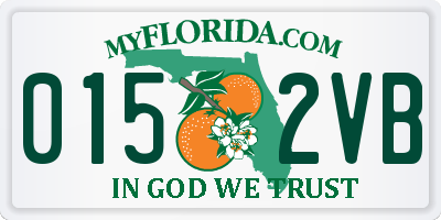 FL license plate 0152VB