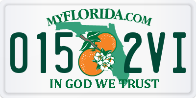 FL license plate 0152VI