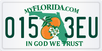 FL license plate 0153EU