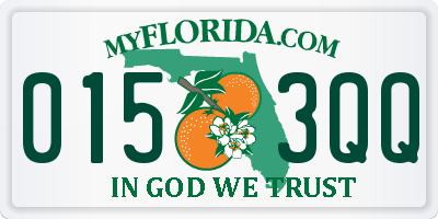 FL license plate 0153QQ
