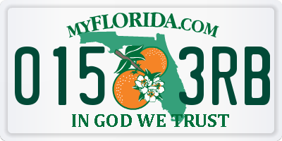 FL license plate 0153RB