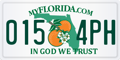 FL license plate 0154PH