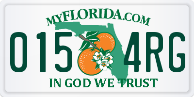 FL license plate 0154RG