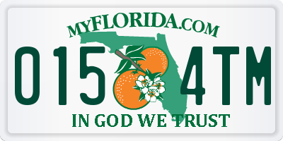 FL license plate 0154TM