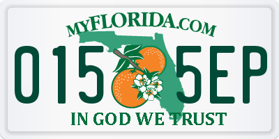 FL license plate 0155EP