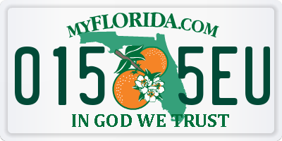FL license plate 0155EU