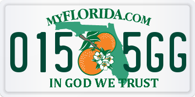 FL license plate 0155GG