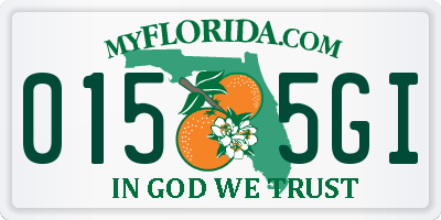 FL license plate 0155GI