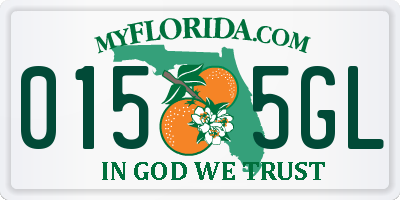 FL license plate 0155GL