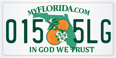 FL license plate 0155LG