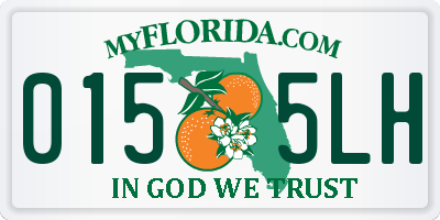 FL license plate 0155LH