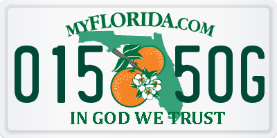 FL license plate 0155OG