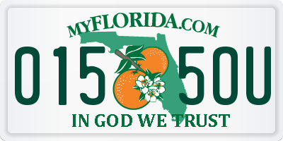 FL license plate 0155OU