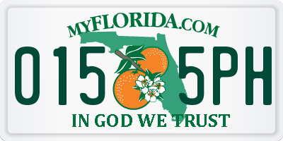 FL license plate 0155PH