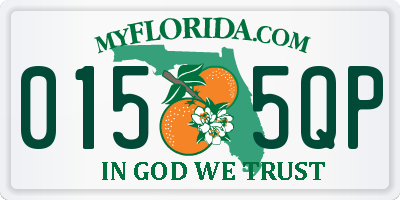 FL license plate 0155QP