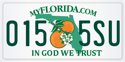 FL license plate 0155SU