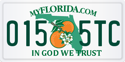 FL license plate 0155TC