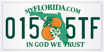FL license plate 0155TF
