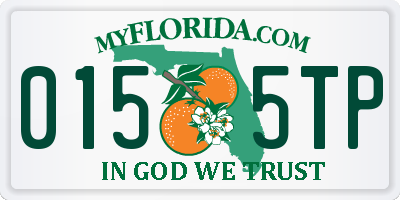 FL license plate 0155TP