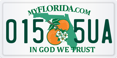 FL license plate 0155UA